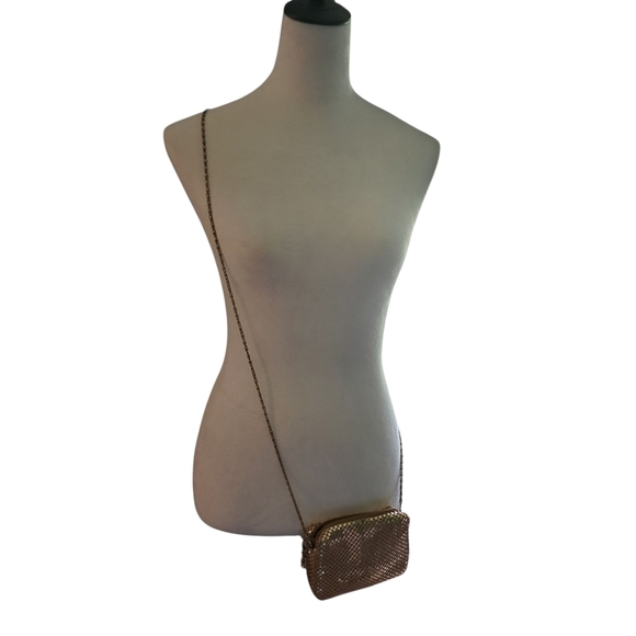 Vintage VTG Gold Chainmail Formal Party Clutch Purse Bag - Picture 5 of 9